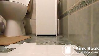 Big poop on the bathroom floor, ScatKings.com Scat Porn 18 ScatKings.com Scat Porn