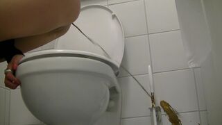 Girl diarrhea on floor of gas station toilet, ScatKings.com Scat Porn 16 ScatKings.com Scat Porn