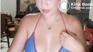 Latin slave slaps her self and gags on dildo, ScatKings.com Scat Porn 6 ScatKings.com Scat Porn