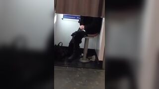Nasty woman poops in photo booth, ScatKings.com Scat Porn 15 ScatKings.com Scat Porn