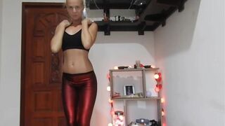 Red leggings shitting and anal masturbation, ScatKings.com Scat Porn 4 ScatKings.com Scat Porn