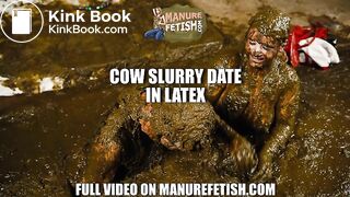 Slurry Date in Latex - Sex in cowshit, ScatKings.com Scat Porn 20 ScatKings.com Scat Porn
