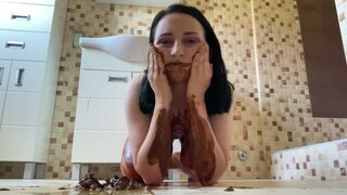 Smearing shit on saggy tits, ScatKings.com Scat Porn 24 ScatKings.com Scat Porn