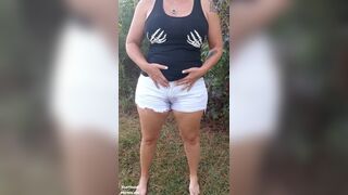 Woman poops her hit white pants, ScatKings.com Scat Porn 28 ScatKings.com Scat Porn